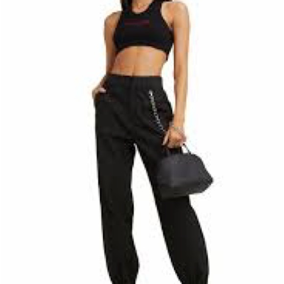 I.AM.GIA S Black Chain Detail Women's Pants - Picture 2 of 5